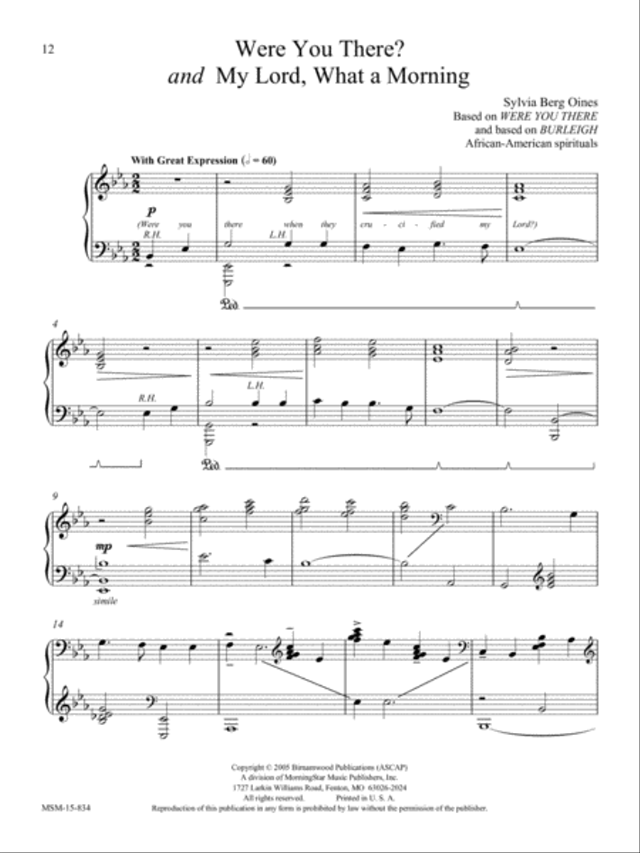 Bread of Life Hymn Settings for Piano Piano Solo scores gallery preview page 6