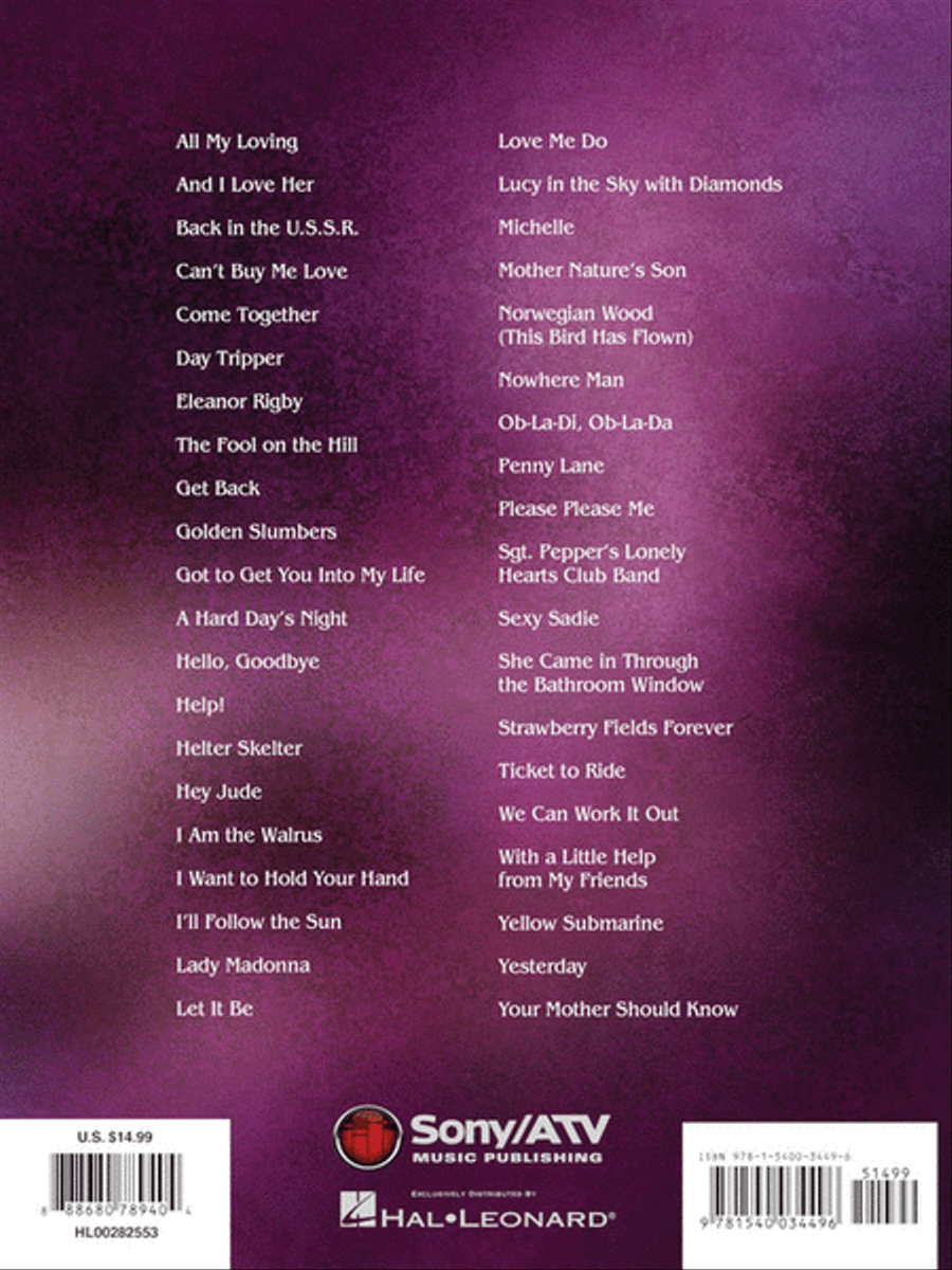 Songs of the Beatles - 3rd Edition Electronic Keyboard scores gallery preview page 5