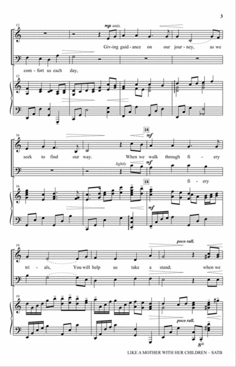 Like A Mother With Her Children 4-Part scores gallery preview page 3
