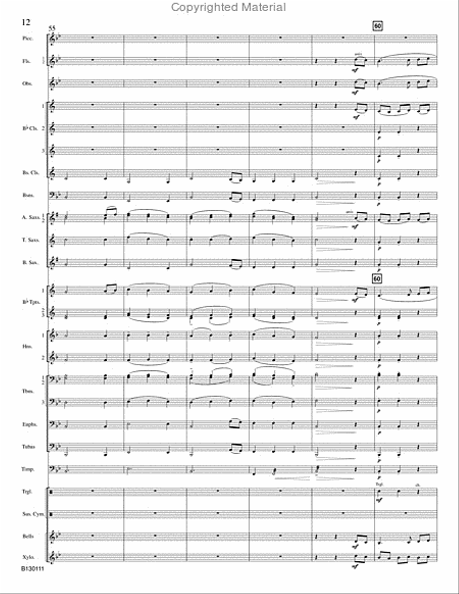Holiday Prelude Holiday Prelude Concert Band scores gallery preview page 13