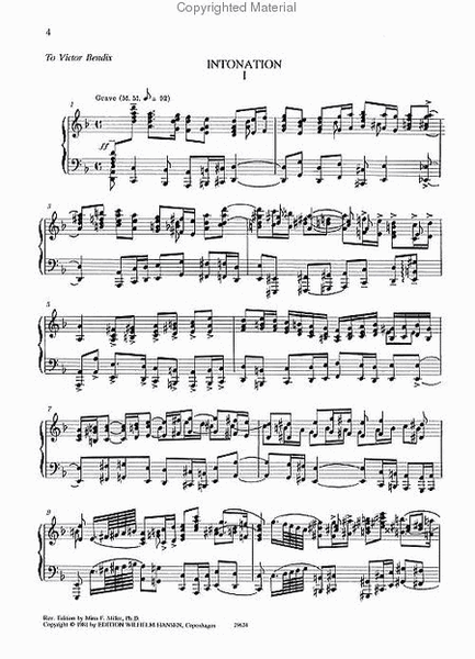 Carl Nielsen: Symphonic Suite Op.8 (Miller) Piano