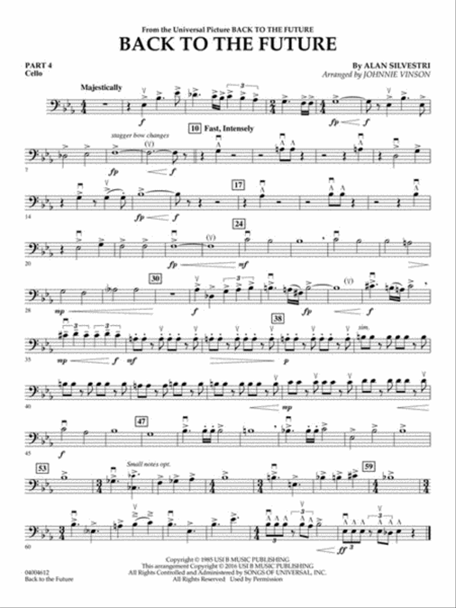 Back to the Future (Main Theme) Concert Band scores gallery preview page 13