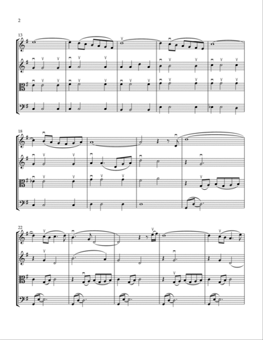 Ikaw for String Quartet (Score and Parts) String Quartet scores gallery preview page 2
