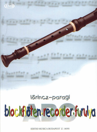 Book cover for Recorder ABC for Descant Recorder