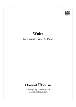 Brahms Waltz (Op.39, No. 15) for Clarinet Quartet & Piano