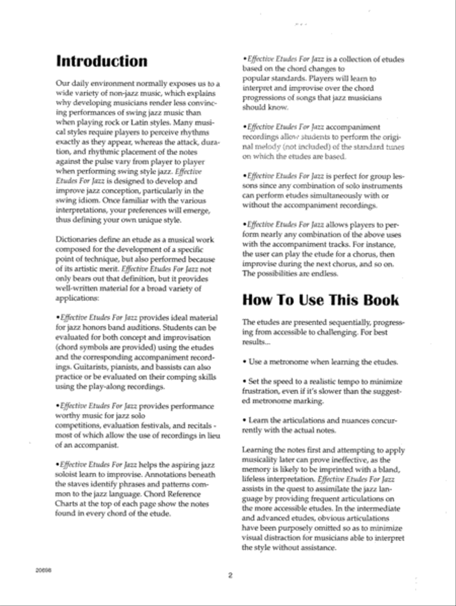 Effective Etudes For Jazz - Guitar - Book with MP3 Downloads Jazz Ensemble scores gallery preview page 3