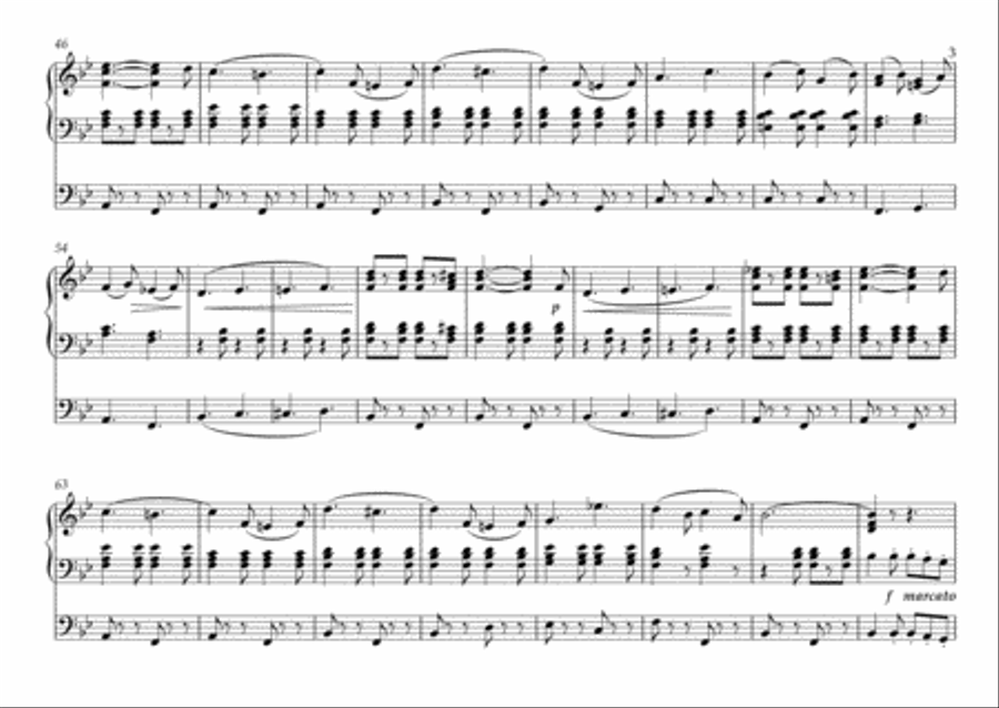 Liberty Bell for Organ Liberty Bell for Organ Organ Solo scores gallery preview page 3