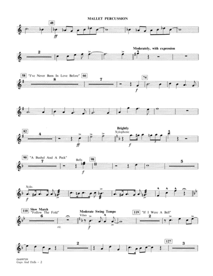Music from Guys and Dolls (arr. Calvin Custer) - Trombone 1