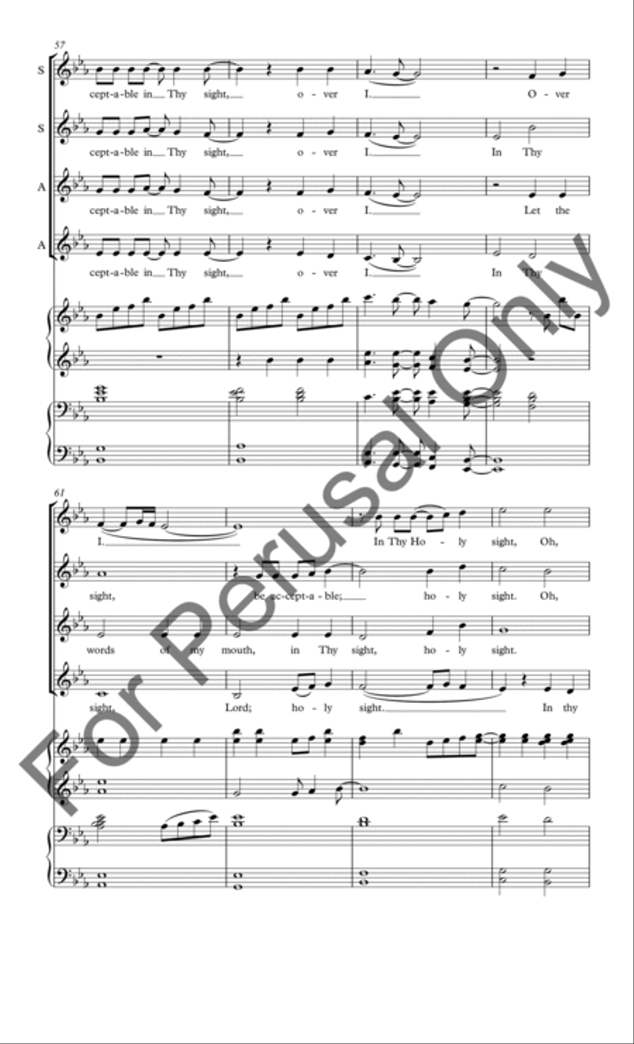 By the Rivers of Babylon (Choral Score) SSAA scores gallery preview page 9