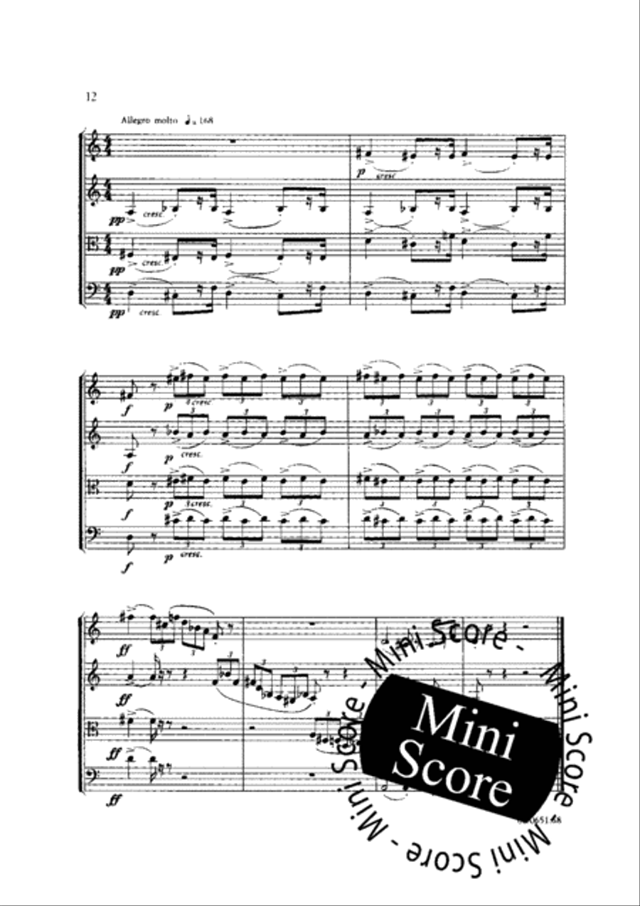 Intermede I Saxophone Quartet scores gallery preview page 14