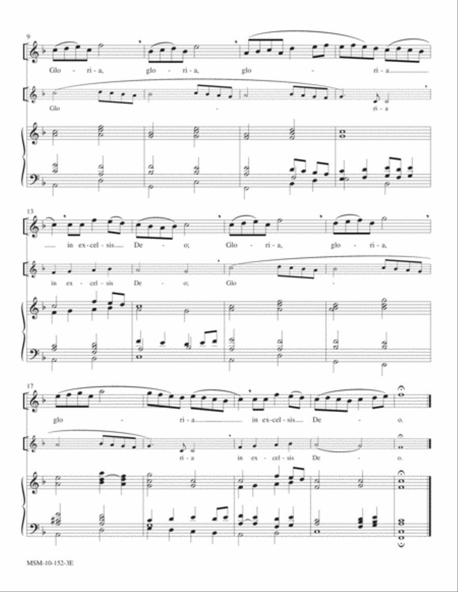 Angels We Have Heard on High Choir scores gallery preview page 2