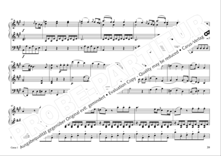 17 Church sonatas Organ Solo scores gallery preview page 40