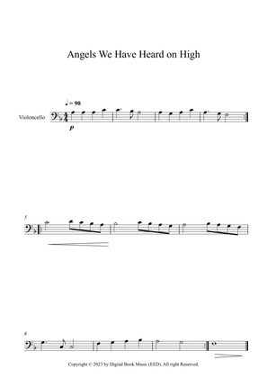 Book cover for Angels We Have Heard on High (Cello)