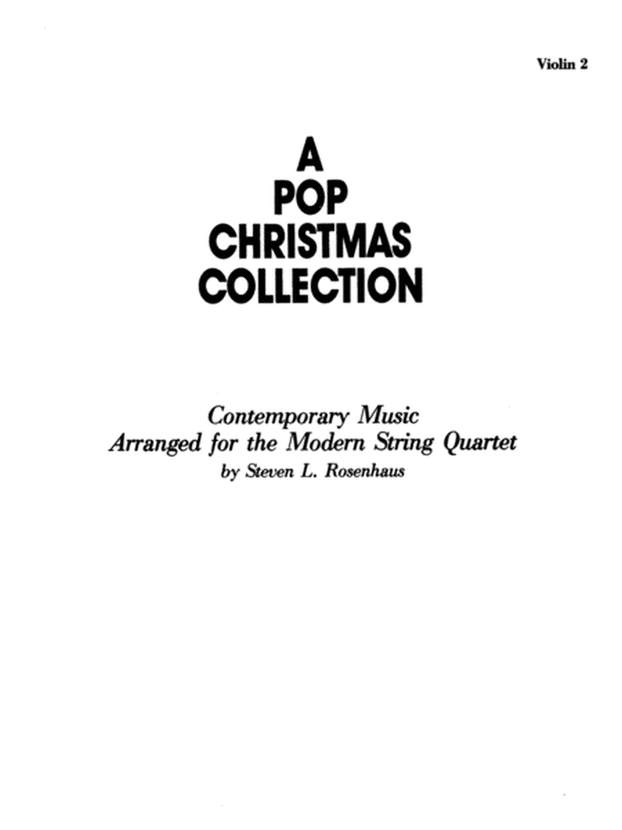 A Pop Christmas Collection: 2nd Violin