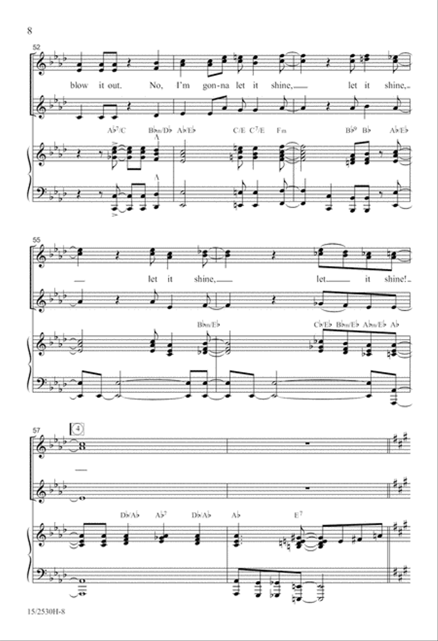 This Little Light of Mine SSA scores gallery preview page 9