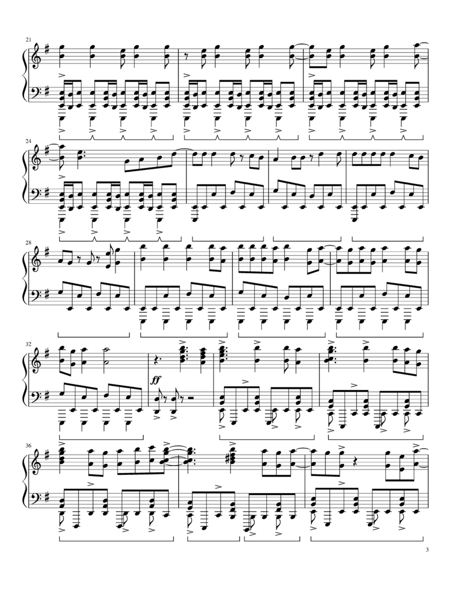 The Phoenix Easy Piano scores gallery preview page 3