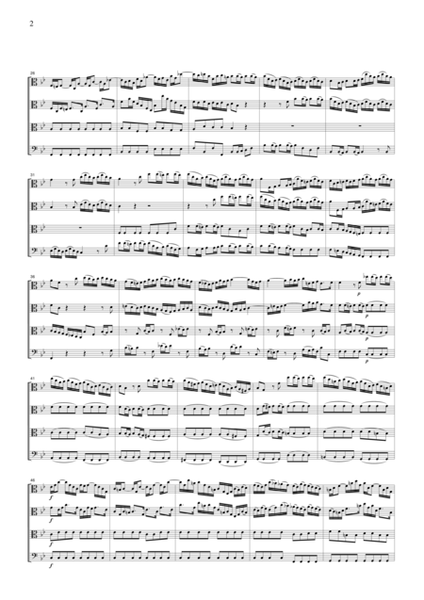 J.S.Bach Brandenburg Concerto No.6, all mvts. for 3 Violas, Vc