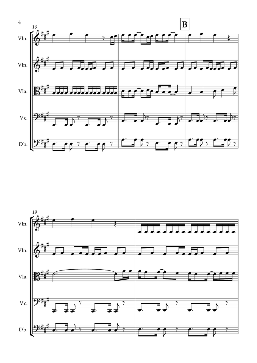 Come On Eileen String Orchestra scores gallery preview page 4