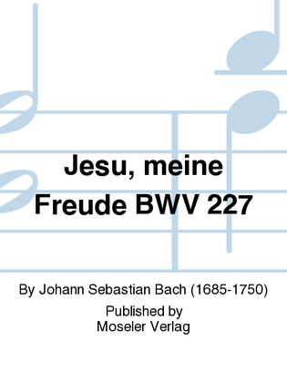 Book cover for Jesu, meine Freude BWV 227