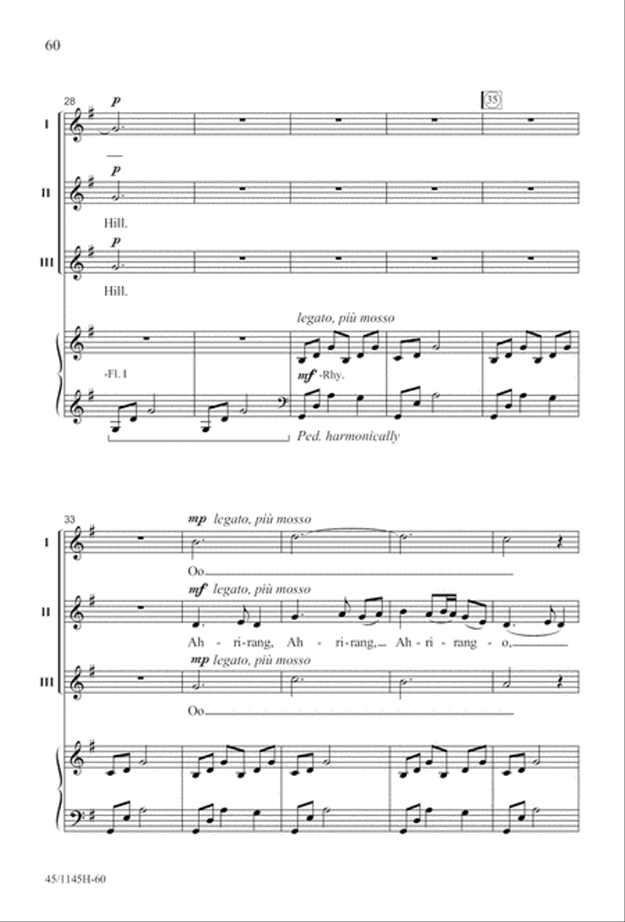 We Sing the World Around 2-Part scores gallery preview page 61