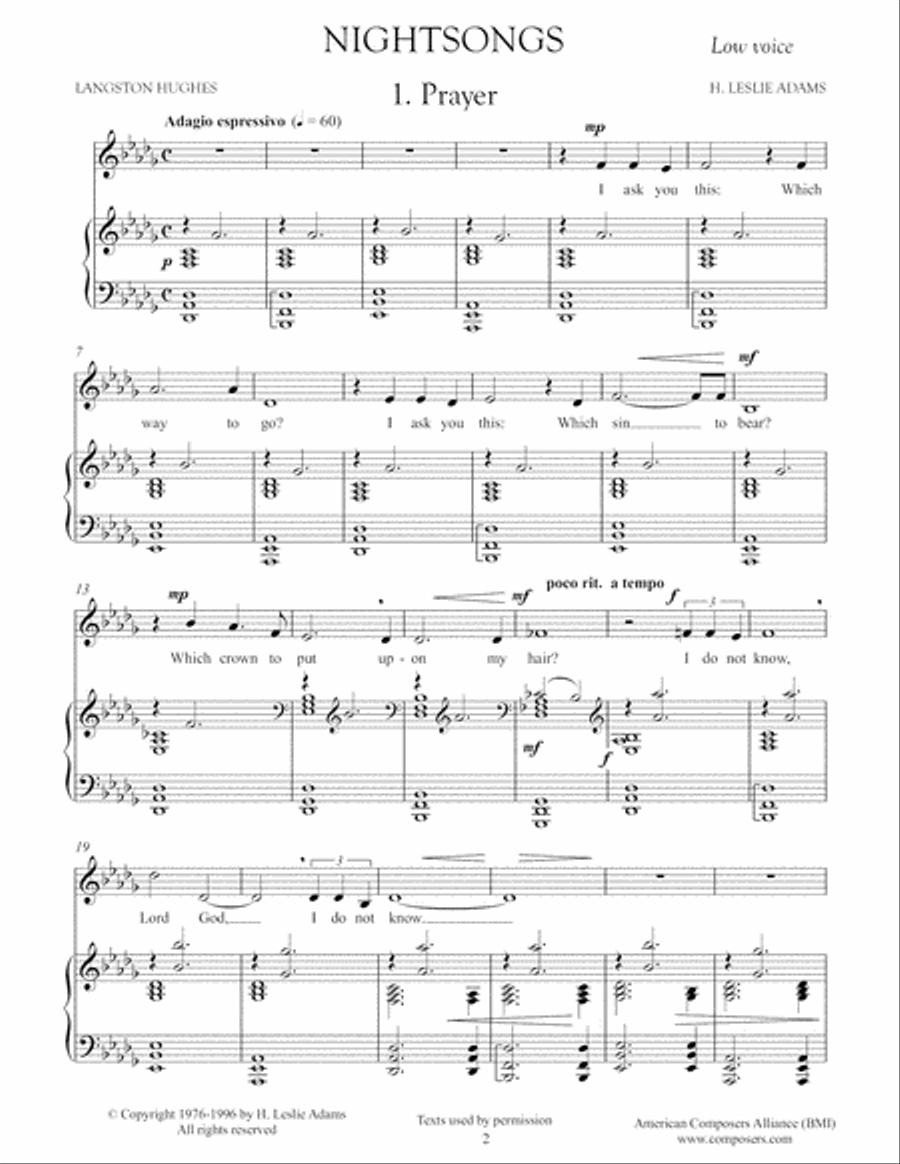 [Adams] Nightsongs Voice scores gallery preview page 4