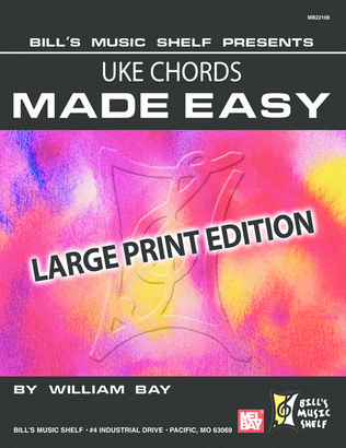 Book cover for Uke Chords Made Easy, Large Print Edition