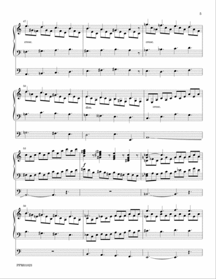 Toccata in A Minor Organ scores gallery preview page 7