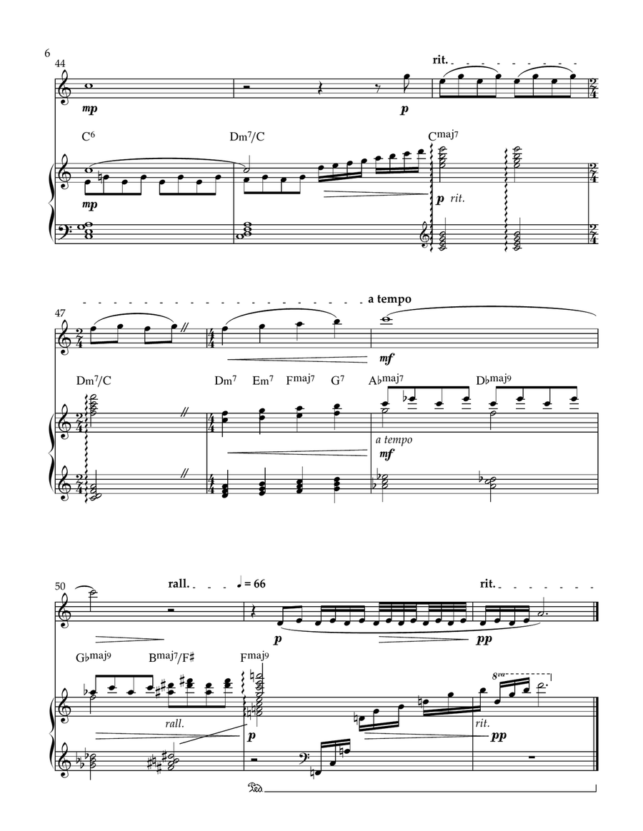 Over The Rainbow Flute Solo scores gallery preview page 6