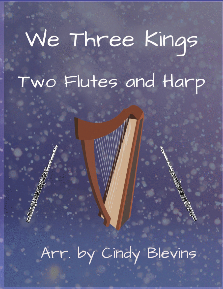 We Three Kings, Two Flutes and Harp image number null