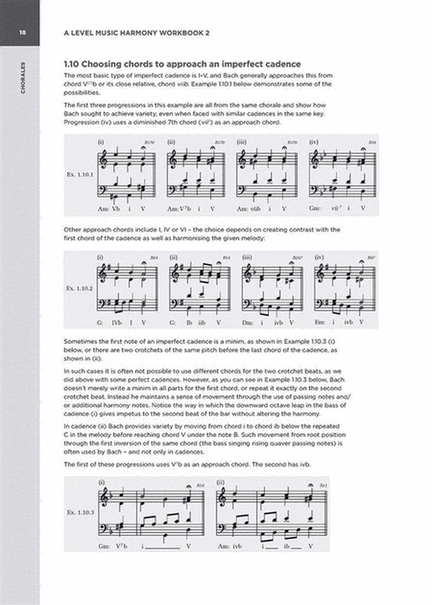 A Level Music Harmony Workbook 2