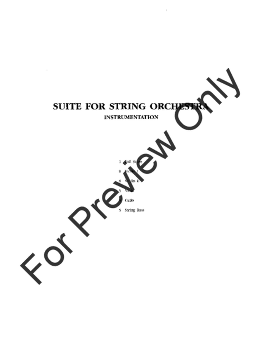 Suite for String Orchestra image number null