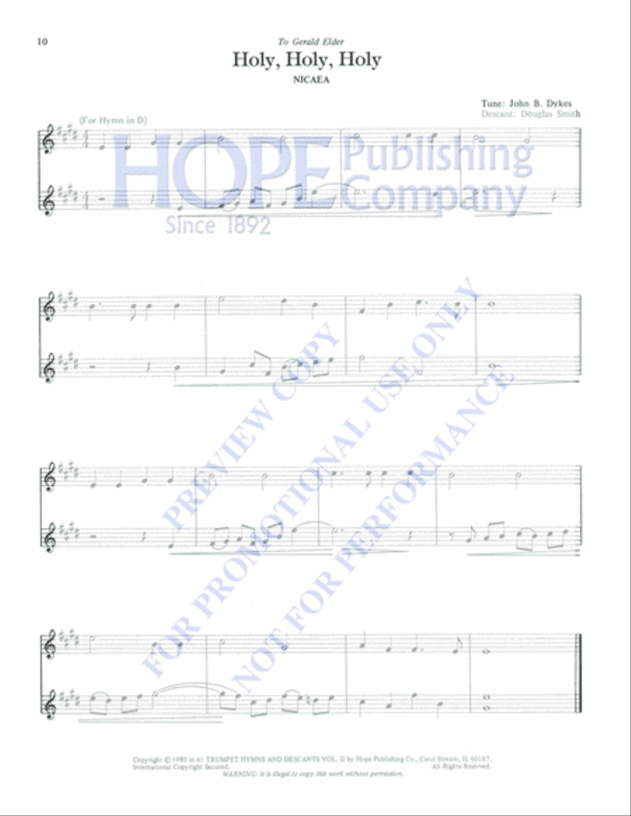 61 Trumpet Hymns and Descants, Vol. 2 Trumpet Solo scores gallery preview page 12