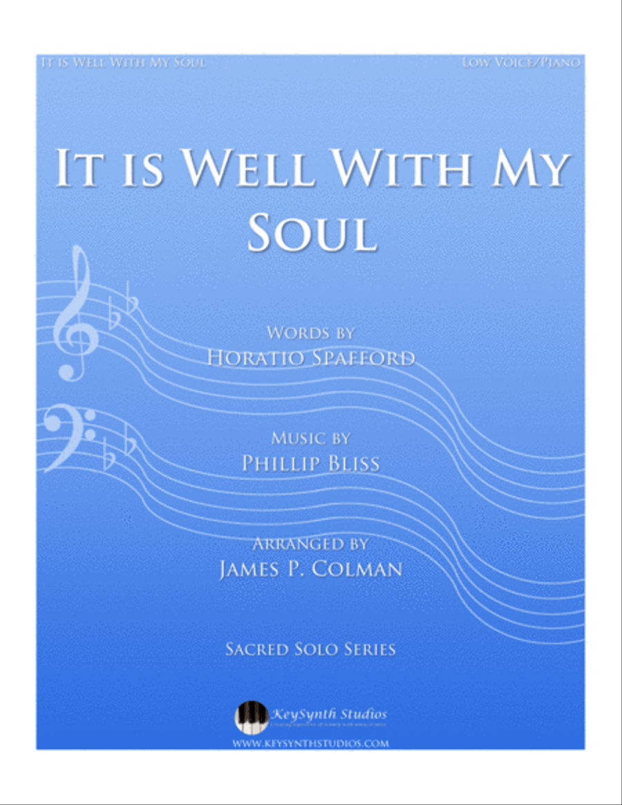 It is Well With My Soul Low Voice scores gallery preview page 1