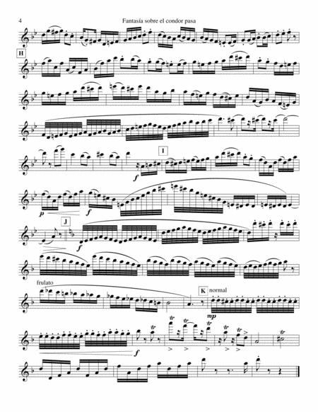 Fantasia Op 80 sobre el condor pasa para flauta y piano image number null