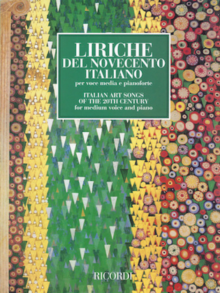 Book cover for Italian Art Songs of the 20th Century