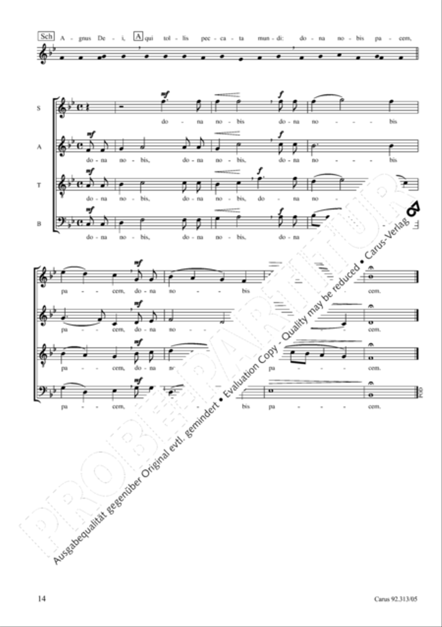 Stephanus-Messe 4-Part scores gallery preview page 15