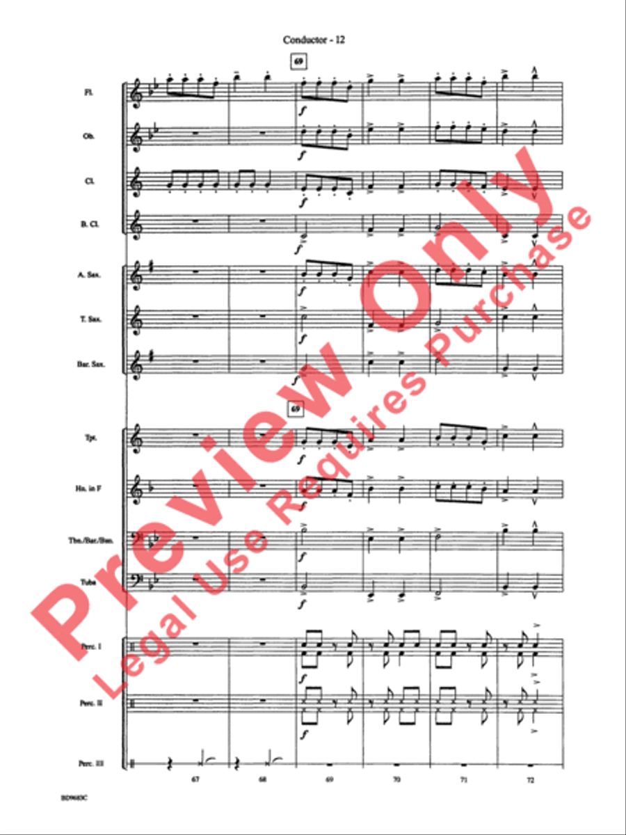 Christmas in Mexico Concert Band scores gallery preview page 14