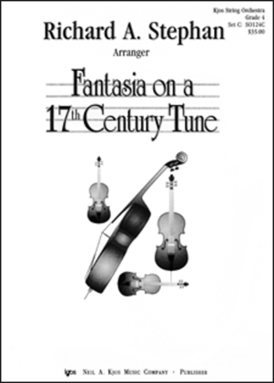 Book cover for Fantasia On A 17Th Century Tune-Score