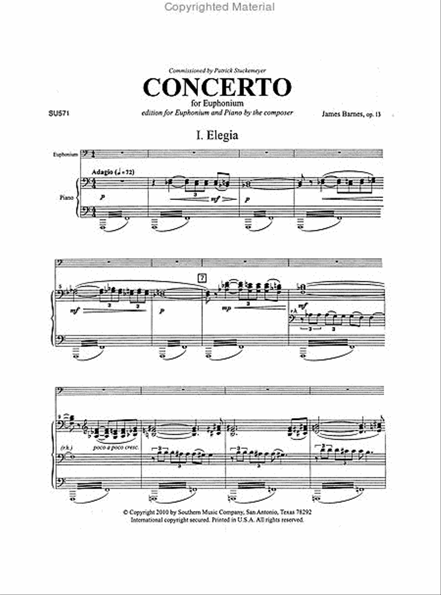 Concerto, Op. 132 Concerto, Op. 132 Baritone Horn scores gallery preview page 2