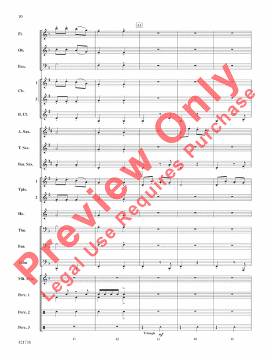 Jingle Band! Jingle Band! Concert Band scores gallery preview page 11