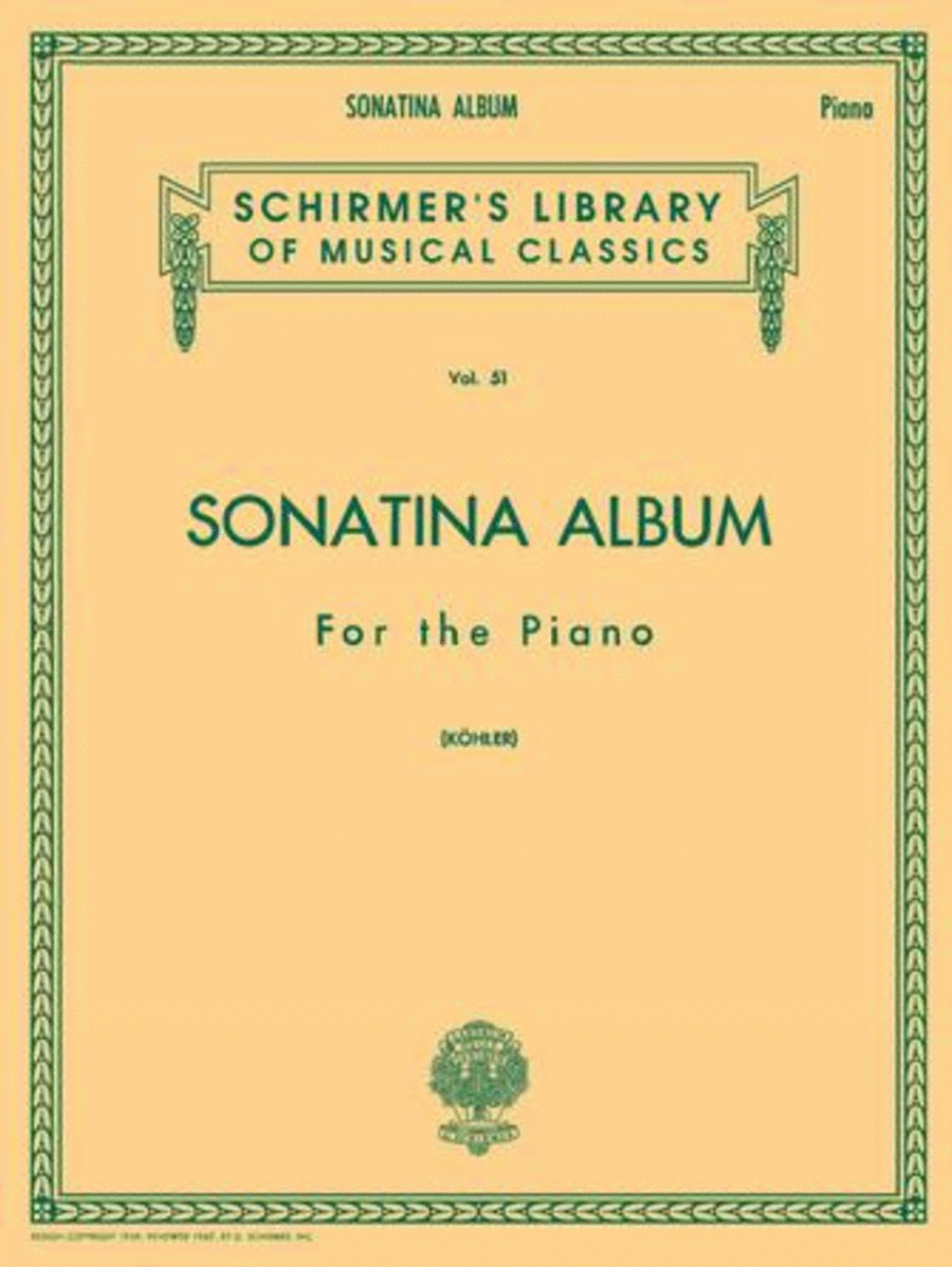 Sonatina Album Piano Solo scores gallery preview page 1