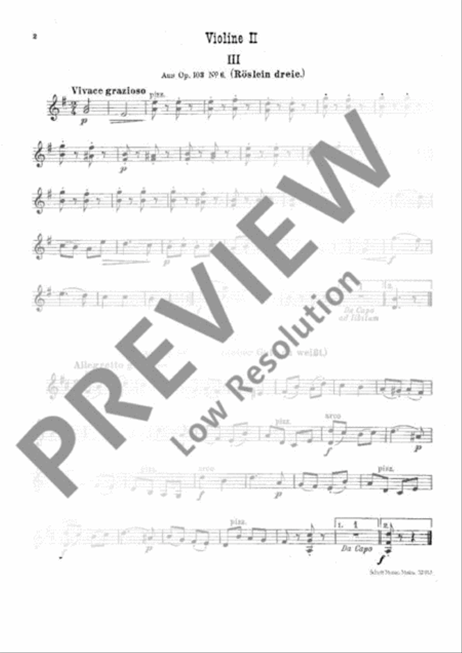 Zigeunerlieder Orchestra scores gallery preview page 9