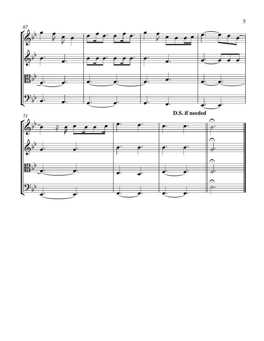A Thousand Years A Thousand Years String Quartet scores gallery preview page 5
