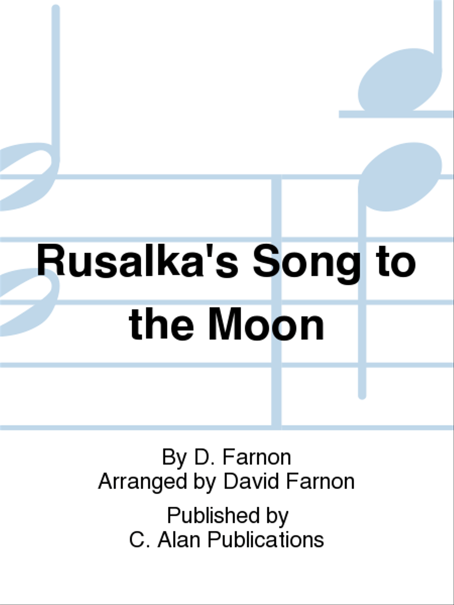 Rusalka's Song to the Moon Concert Band scores gallery preview page 1