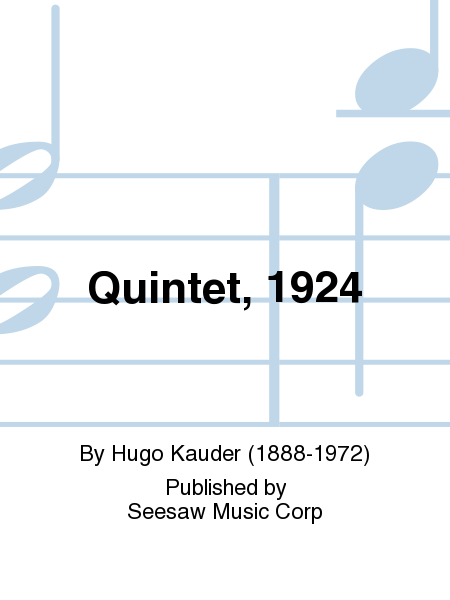 Quintet, 1924