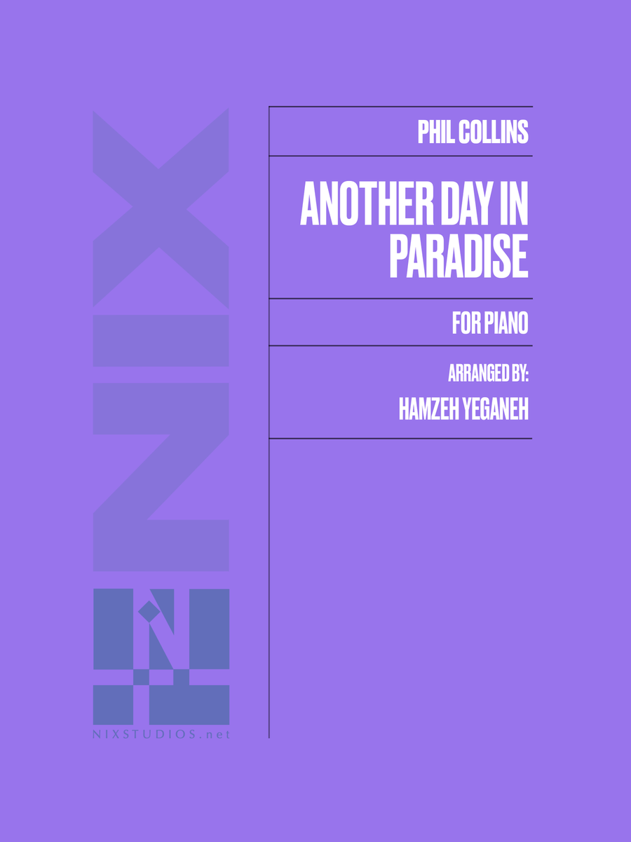 Another Day In Paradise Another Day In Paradise Easy Piano scores gallery preview page 1