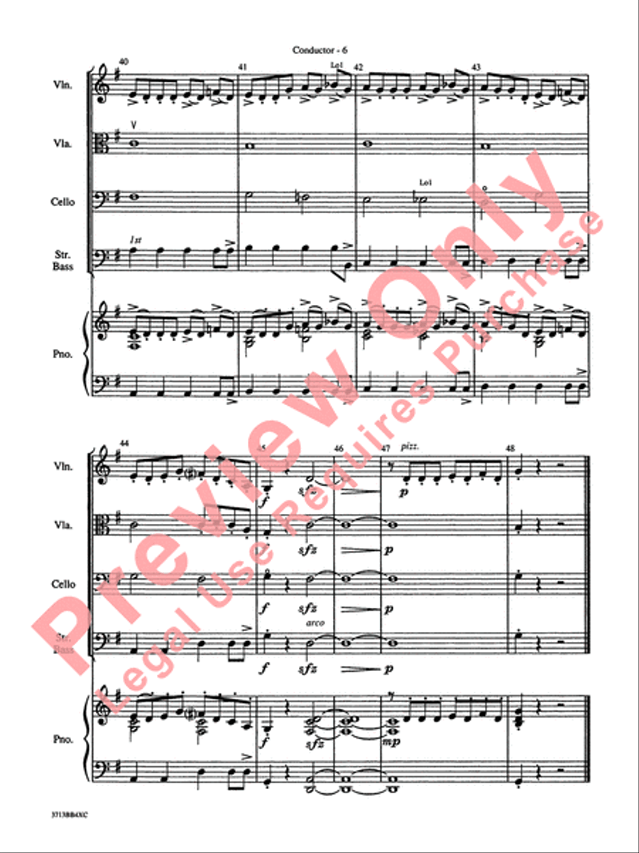 Blue Tango String Orchestra scores gallery preview page 9
