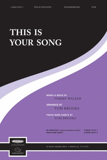This Is Your Song - Praise Band Charts