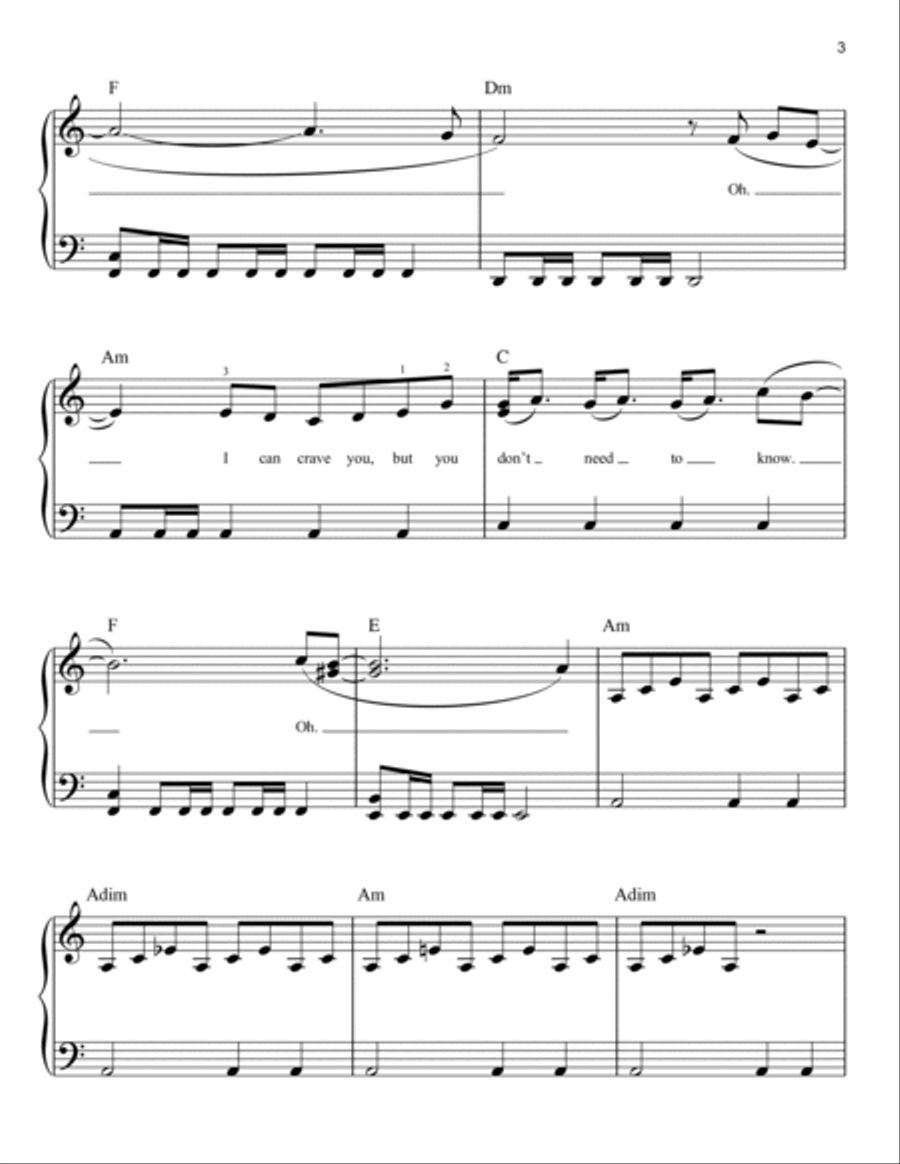 NDA Easy Piano scores gallery preview page 3