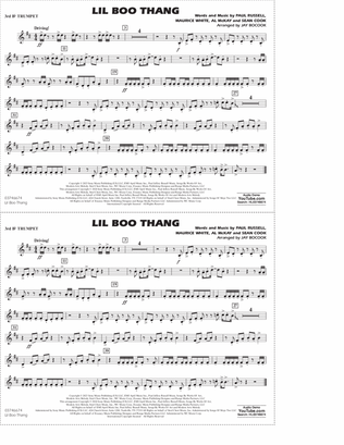 Lil Boo Thang (arr. Jay Bocook) - 3rd Bb Trumpet